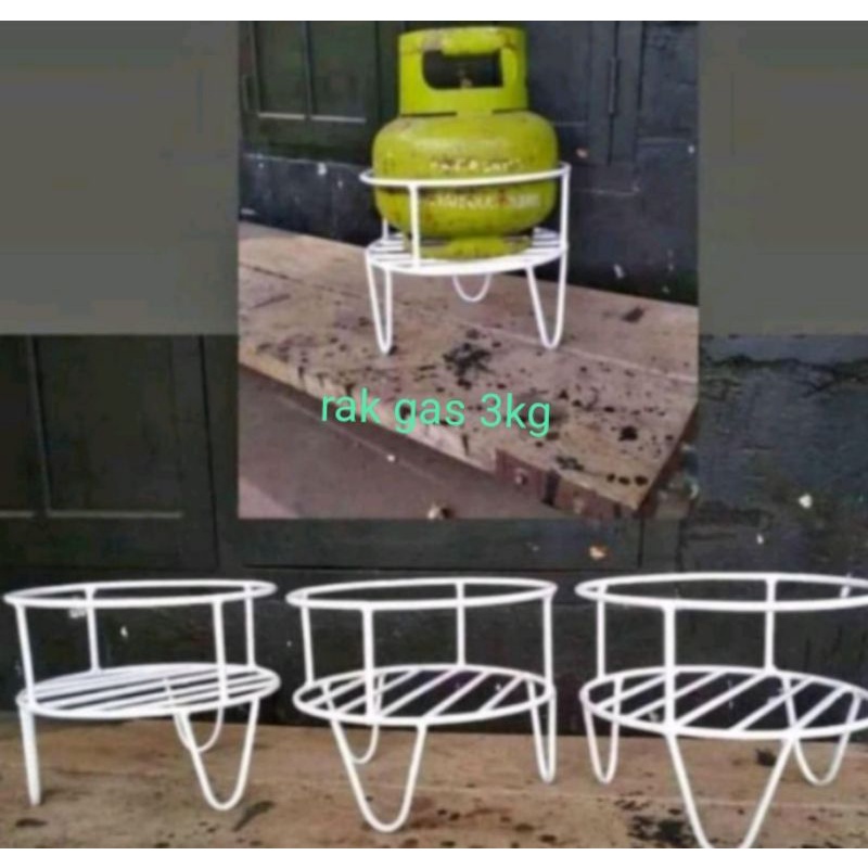 tatakan gas elpiji 3 kg/rak gas/rak bunga