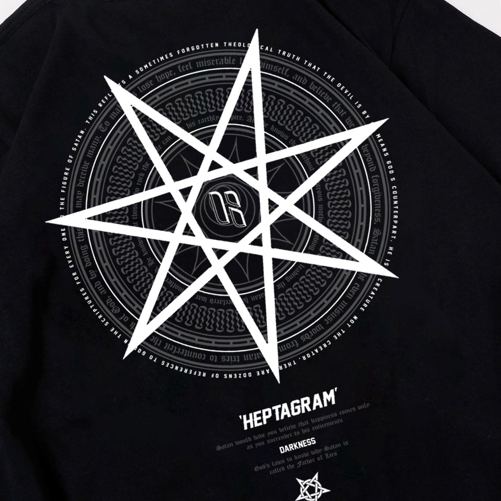 Kaos Reguler 'HEPTAGRAM' // pria dan wanita