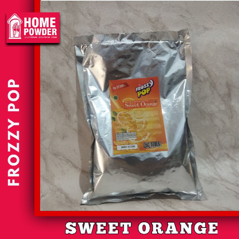 

Promo Bubuk Minuman Rasa Sweet Orange Jeruk Manis Frozzy Pop 500gr Murah