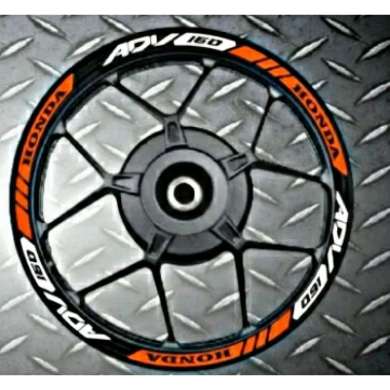 Stiker pelek ADV 160 Stiker Velg ADV 160 Menyala