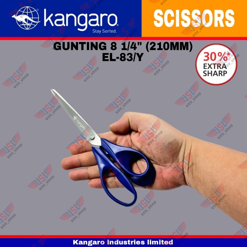 Gunting kain/ Gunting kertas / Gunting Stainless Steel 210mm Scissors
