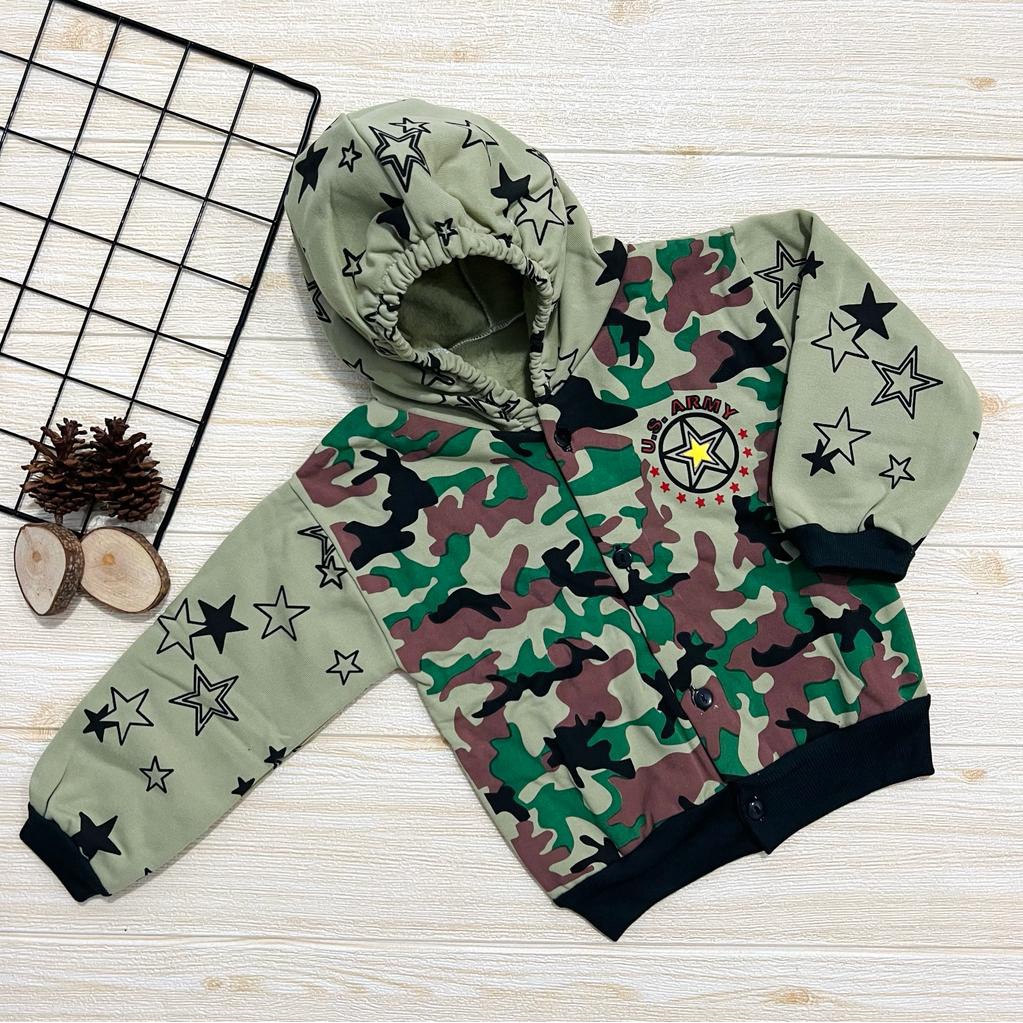 COD Bayar Di Tempat Jaket bayi laki-laki motif army bahan bagus pakaian anak cowo