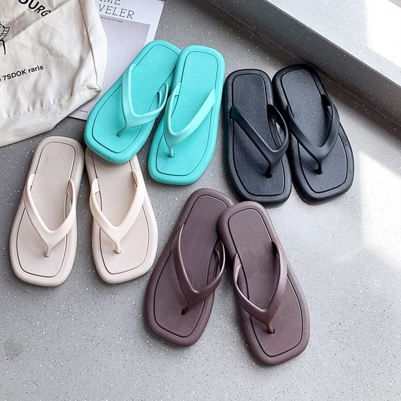 Sandal Jepit Unisex Sendal Capit Karet Halus Empuk Elastis  MALLSHOPPING