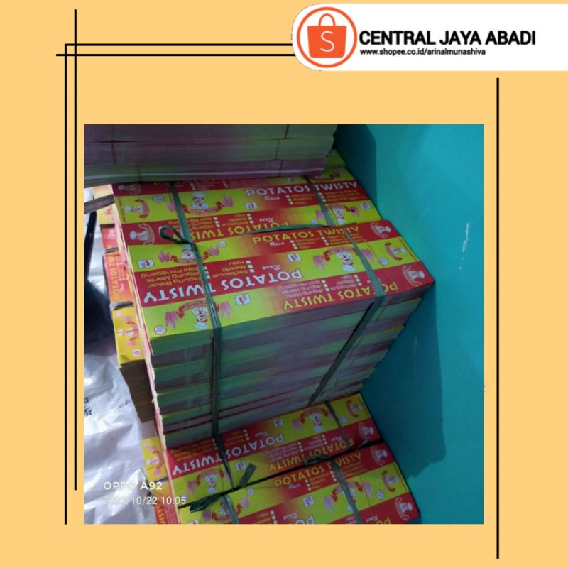 

100 LEMBAR KERTAS KENTANG ULIR BAHAN IVORY PUTIH UKURAN 35 × 13 HIGH QUALITY KOTAK KENTANG SPIRAL KEMASAN KENTANG ULIR/SPIRAL DUS BOX KENTANG ULIR WADAH KENTANG SPIRAL | KODE PRODUKSI CENTRAL JAYA ABADI 2577