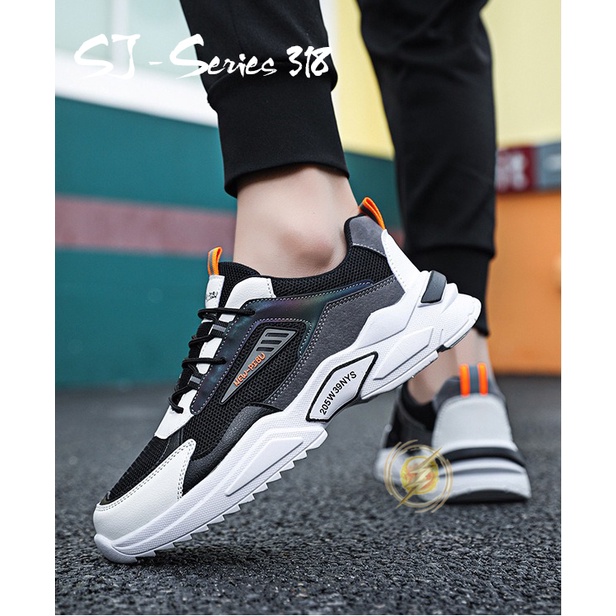[JWALK] Sepatu Sneakers Pria Casual Trendy Buat Kuliah atau Nongkrong Kualitas Import Premium -318