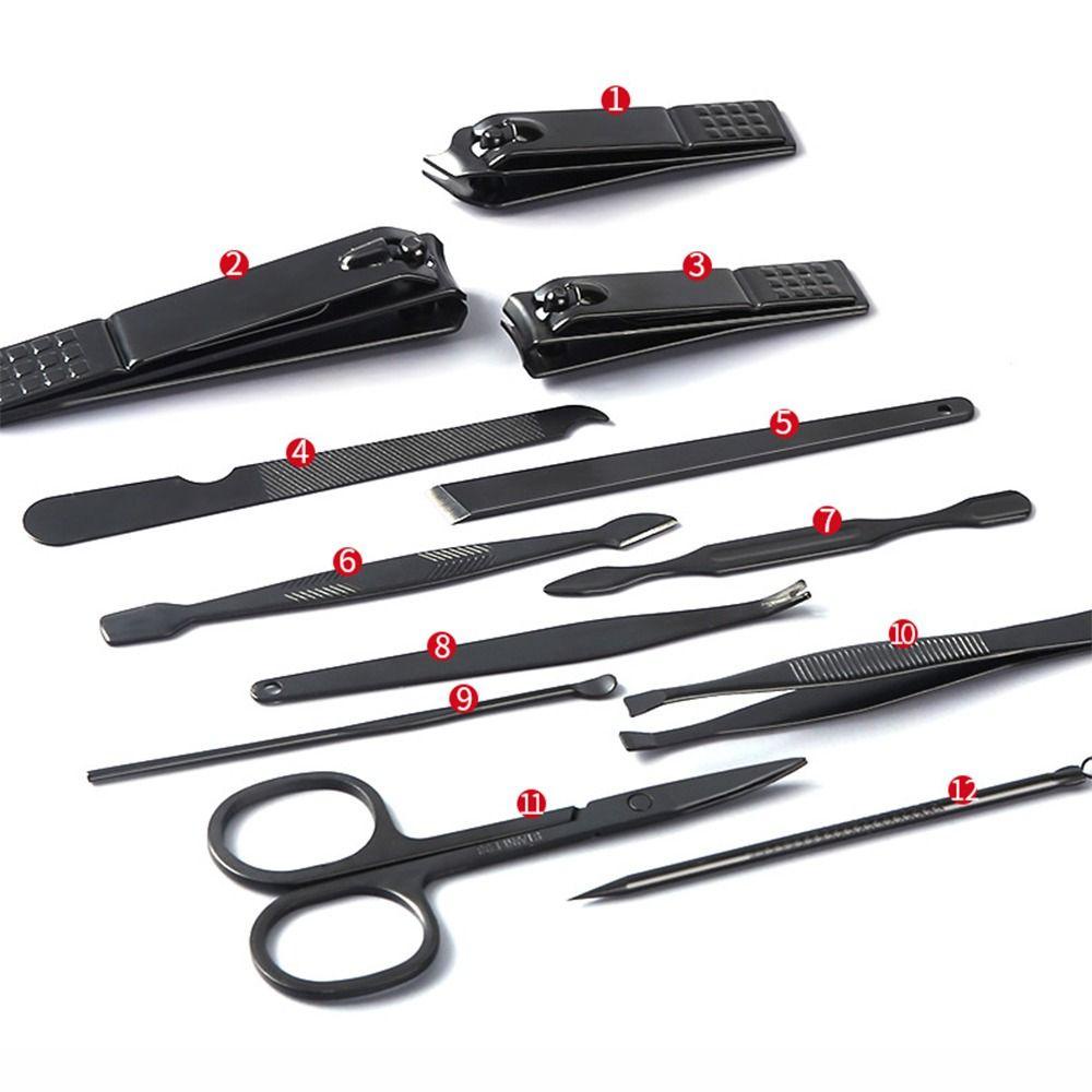 Preva 16Pcs Gunting Kuku Perawatan Profesional Manicure Cutters Toe Scissor