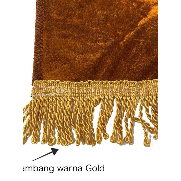 Sajadah Kecil Untuk Kepala Sujud Travel Sejadah Tebal - Yellow