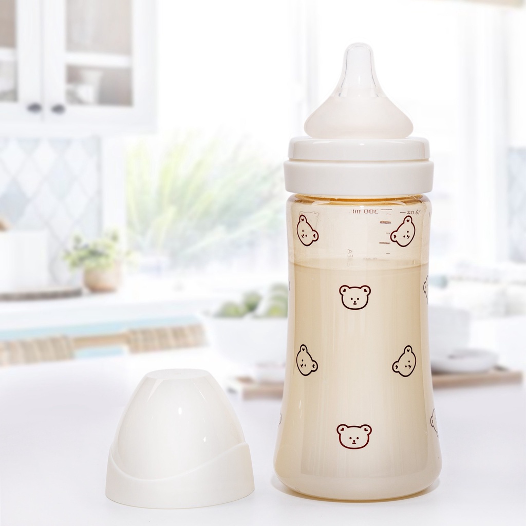 Grosmimi PPSU Dotgom Feeding Bottle | Botol Susu Bayi