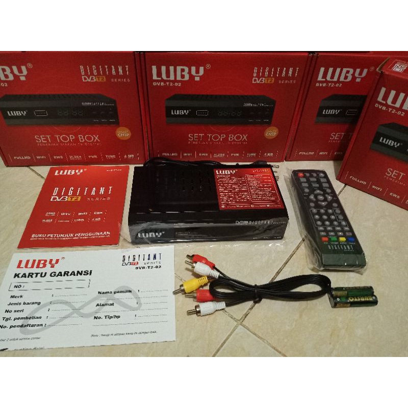 Set Top Box Siaran TV Digital Luby DVB T2-02 STB Original