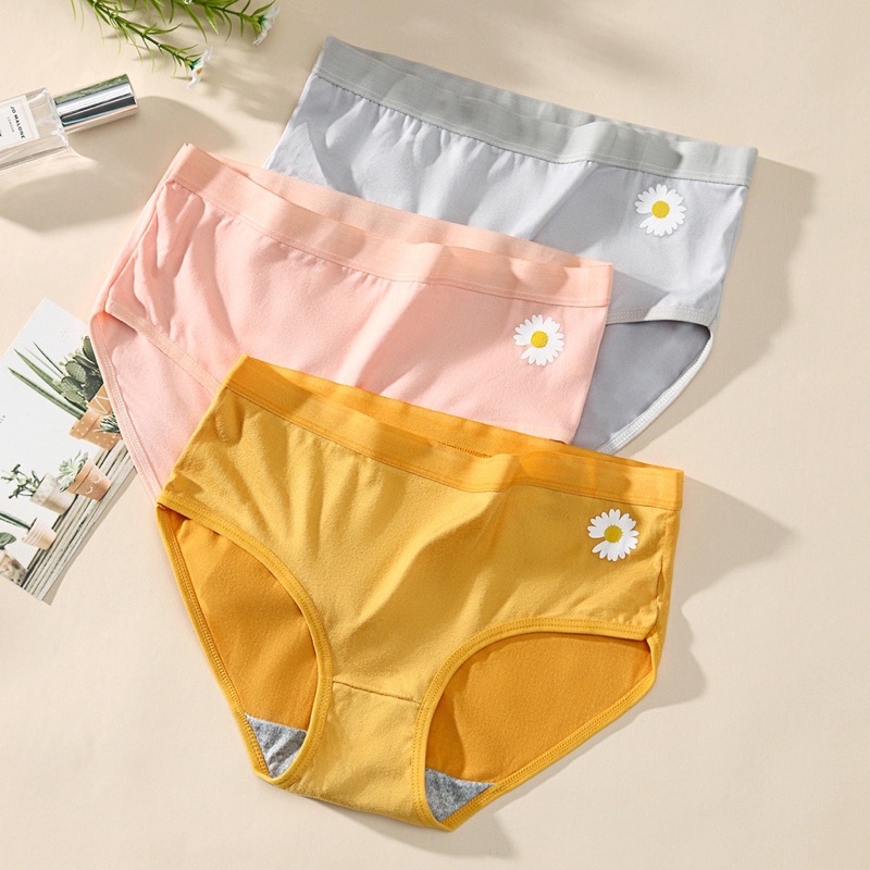 CD Bunga Daisy Celana Dalam Import Lucu Motif Celana Dalam Wanita 078