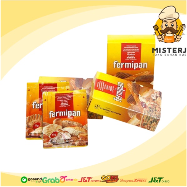 

Fermipan Ragi Kering | 11 Gram x 4 Sachet | 1 Pcs | 1 Sachet