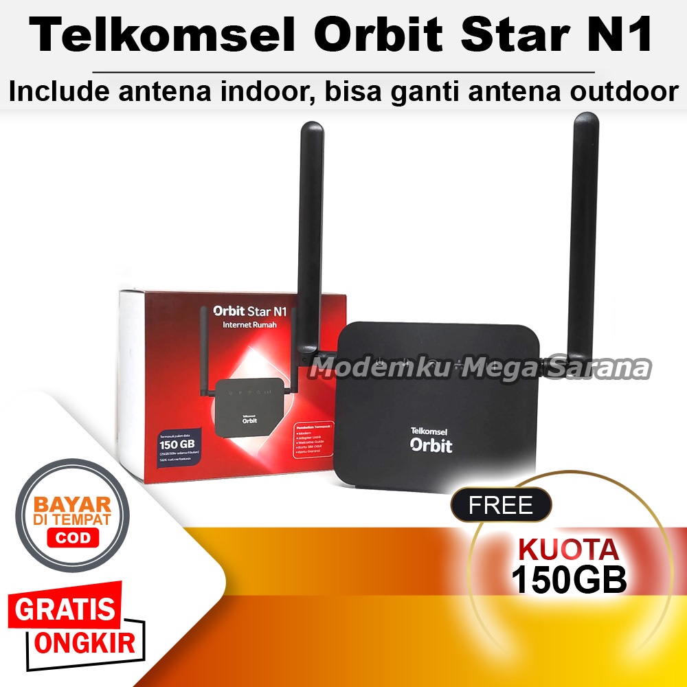 Telkomsel Orbit Star N1 Modem Router Wifi 4G Pengganti Orbit Star 2