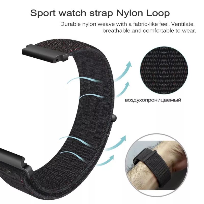 Strap Nylon High Quality for Smartwatch Huawei FIT 1 or FIT 2