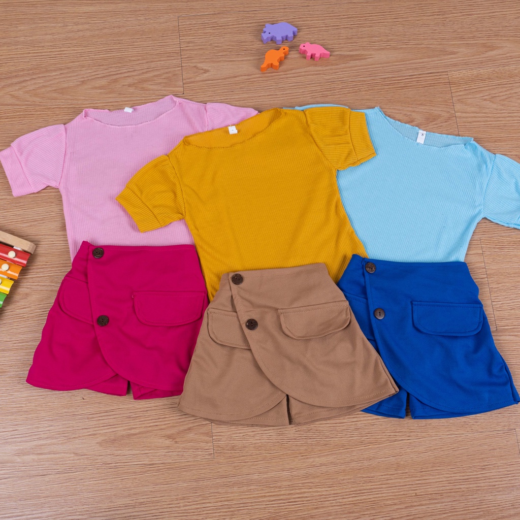 IL - ONE SET MASSIE ANAK / SETELAN BAJU ANAK PEREMPUAN