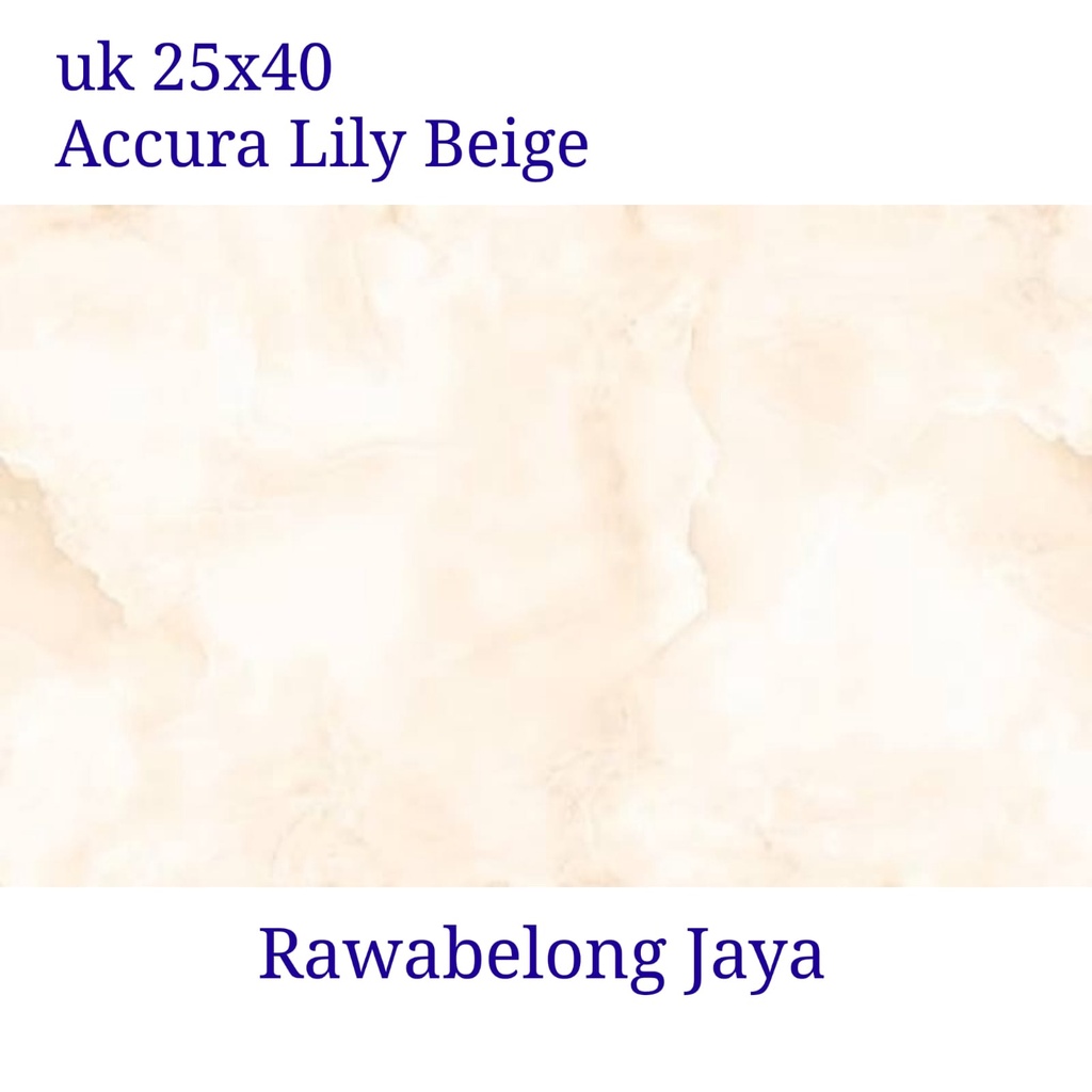 Keramik Dinding 25x40 Accura Lily Beige