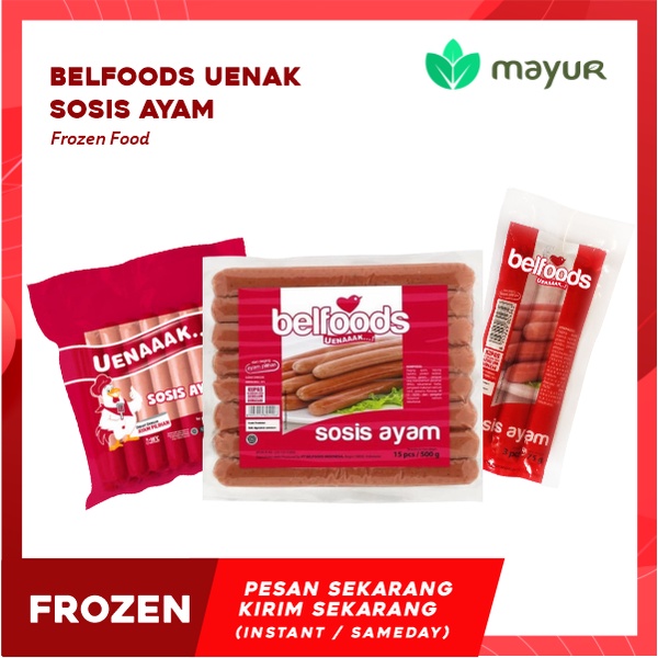 

Belfoods Uenak Sosis Ayam (75g / 375g / 500g)