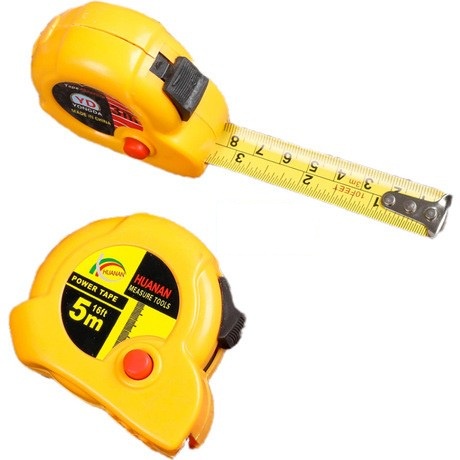 Meteran 5 Meter 5M Measuring Tape 5meter Tukang Gulung Otomatis Automatic Roll Rolling Anti Macet Bahan PVC Bagus