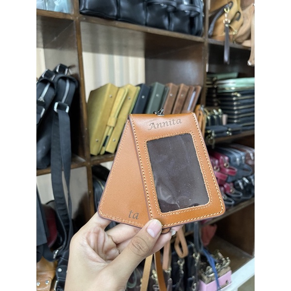 

id card holder magnet free grafir nama logo