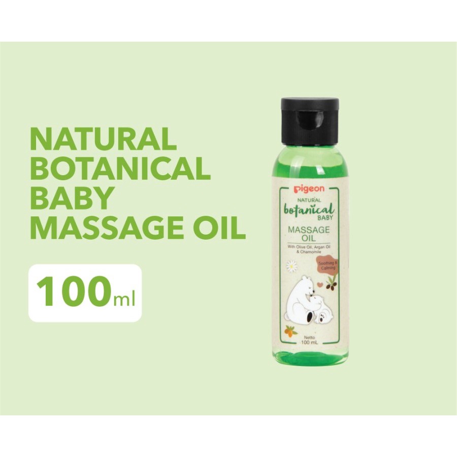PIGEON Botanical Baby Massage Oil 100Ml