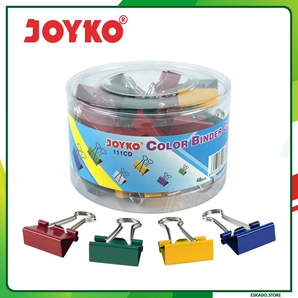 Binder Clips Joyko 111 CD - 1 Drum (48 pcs)