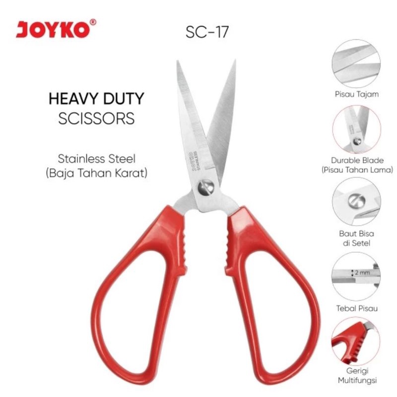 

Joyko Scissor SC-17 - Gunting Joyko