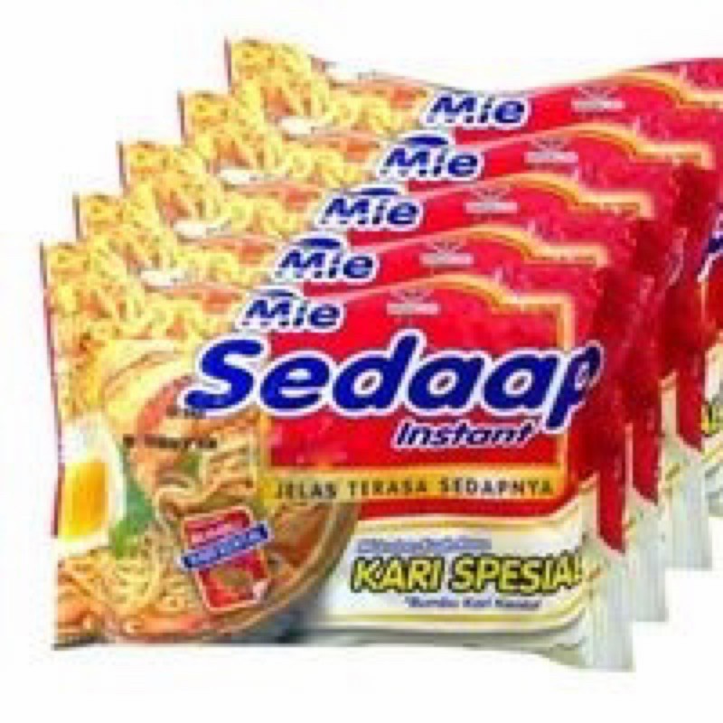 

Mie Sedaap kari spesial paket isi 5 bungkus
