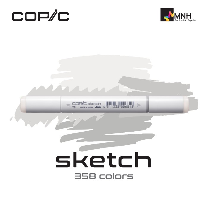 

Copic Sketch Marker Toner Grey Series (Satuan) T0