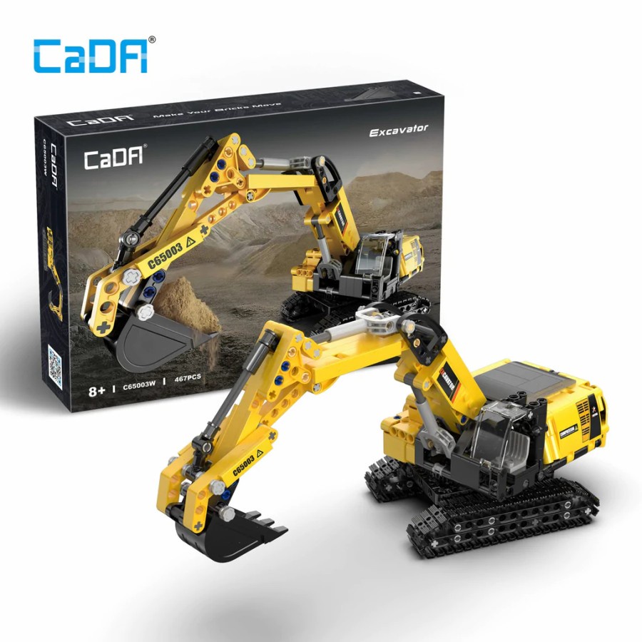 Double E CaDA Bricks Excavator C65003W 467pcs Perfect Gift For Children
