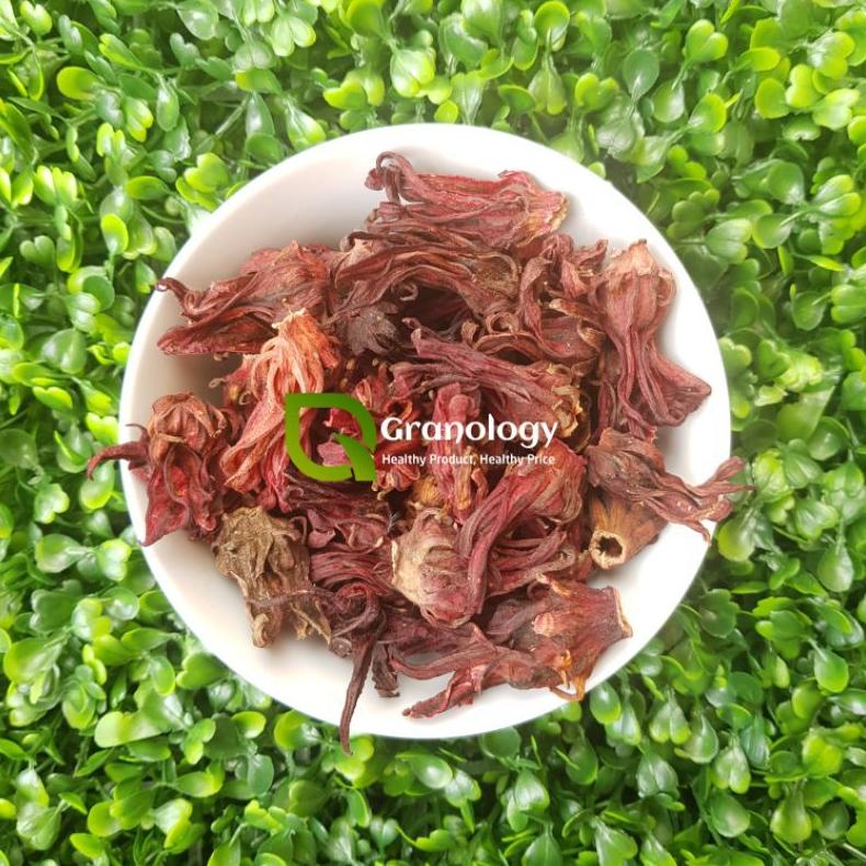 

PRODUK- BUNGA ROSELLA KERING / DRIED ROSELLA FLOWER (250 GRAM) BY GRANOLOGY .