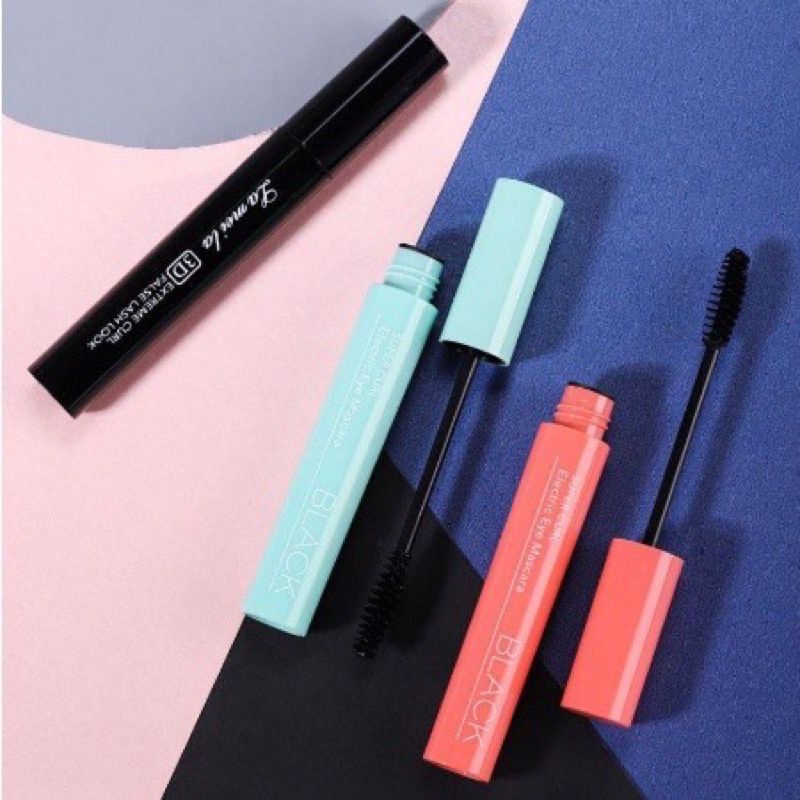 Lameila Eye Mascara Electric Eye Rotary Brush / Maskara 3D Waterproof / Pelentik Bulu Mata Original Korea