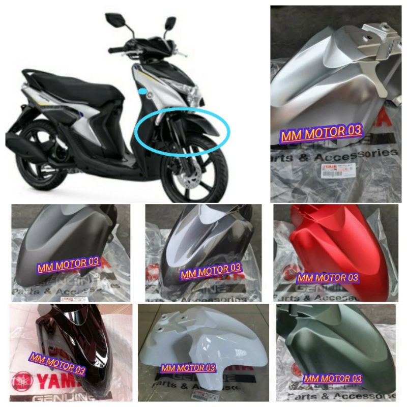 SPAKBOR DEPAN MIO GEAR 125 YAMAHA ORIGINAL YGP