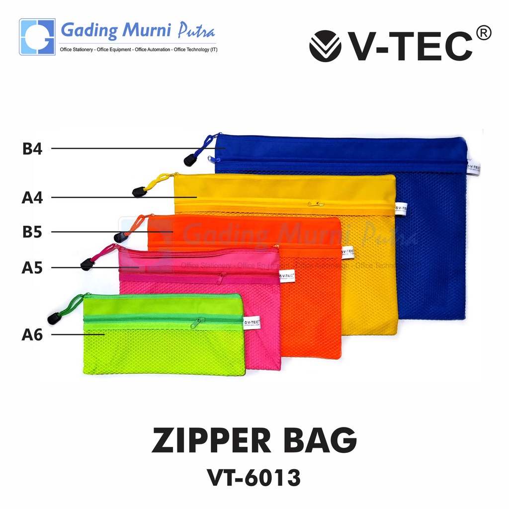 

Kotak Tempat Pensil Case ZIPPER BAG / TAS TENTENG V-TEC VT-6013