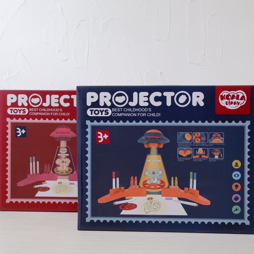 Koala Kids LED Projector Drawing Board for Painting and Drawing Toys with Box Packing