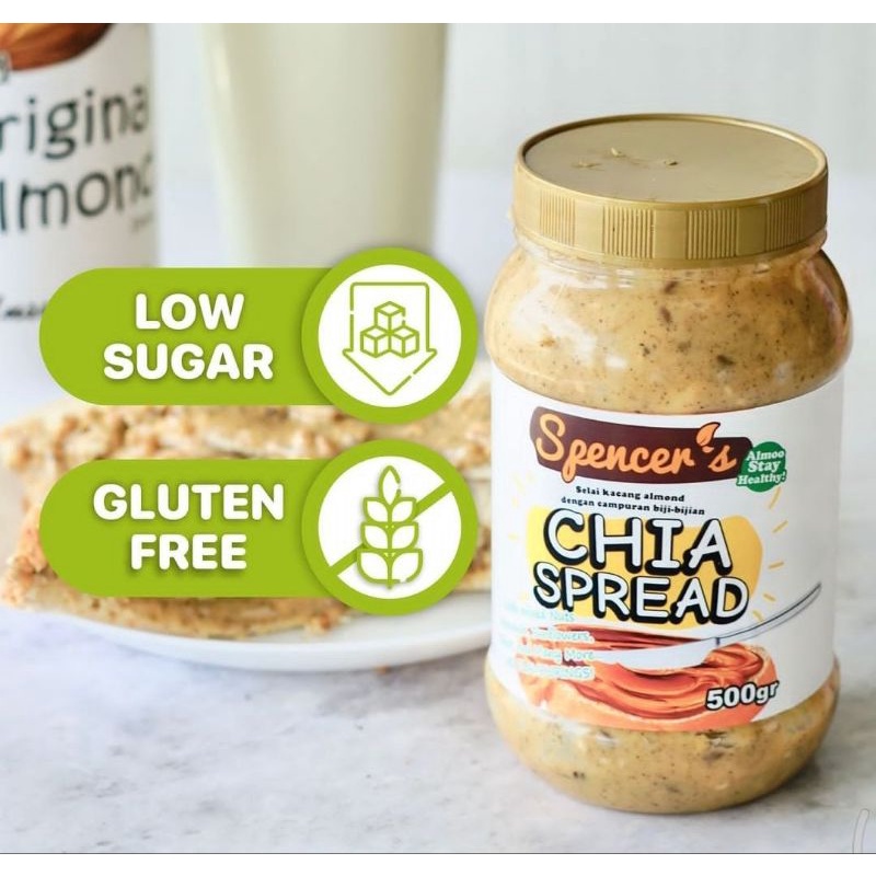 Chia Spread Spencer's | Selai Chia Spencer's 500gr