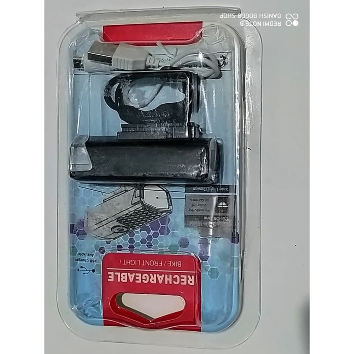 LAMPU DEPAN SEPEDA CREE LED 300LM USB RECHARGEABLE / LAMPU DEPAN SEPEDA CREE LED HIGHT QUALITY