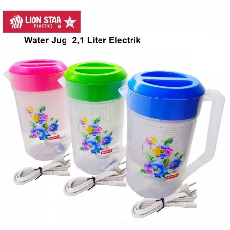 Teko Pemanas Air Listrik Lionstar K-3 2.1 Liter - Teko Air Panas Listrik dengan Elemen - Teko Elemen - Teko Masak Air