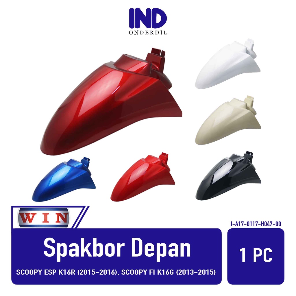 Spakbor-Spakboard-Slebor-Spak Bor-Board-Cecepet Depan-Front Merk WIN Scoopy FI K16 2013-2014-2015-2016