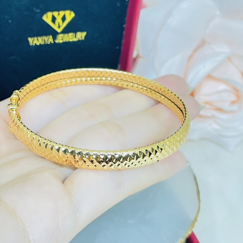 Gelang tangan bangle gold Yaxiya Dewasa