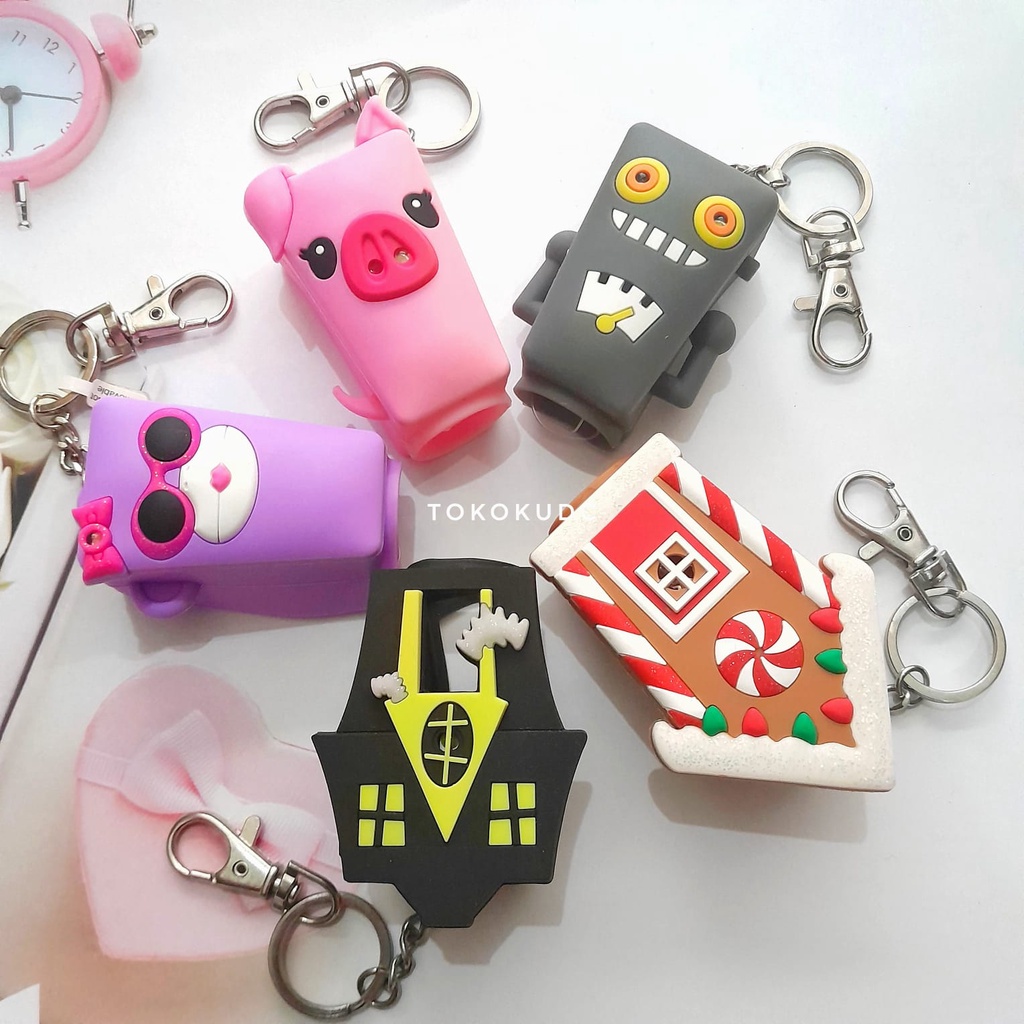 POCKETBAC HOLDER LIGHT UP BUAT HAND SANITIZER