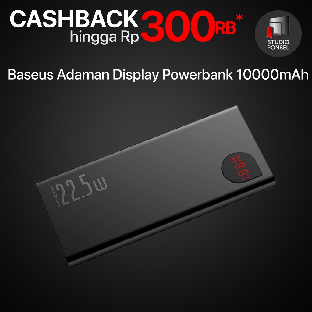 Baseus Adaman Metal Display Quick Charge Powerbank 10000mAh 22.5w