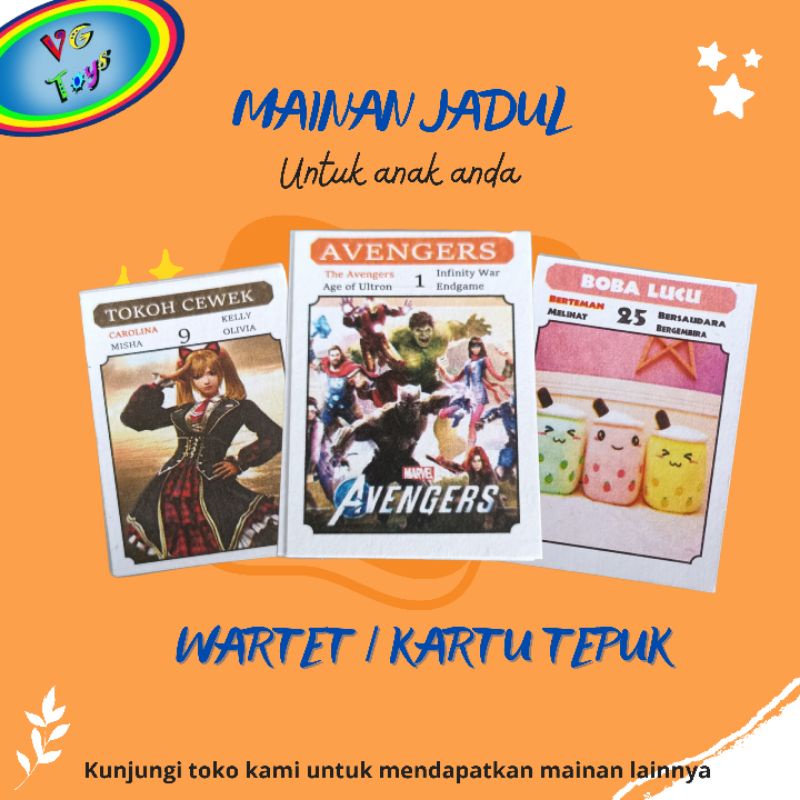 WARTET / KARTU TEPUK GROSIR & ECERAN 32Lembar