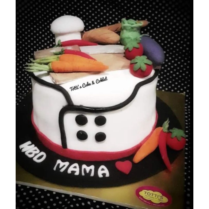 

Kue ulang tahun karakter Kue Enak BLACKFOREST Birthday Cake / Kue Ulang Tahun Ultah mama (20cm )