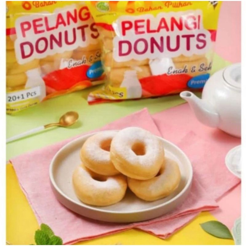 

Pelangi donut kentang isi 10