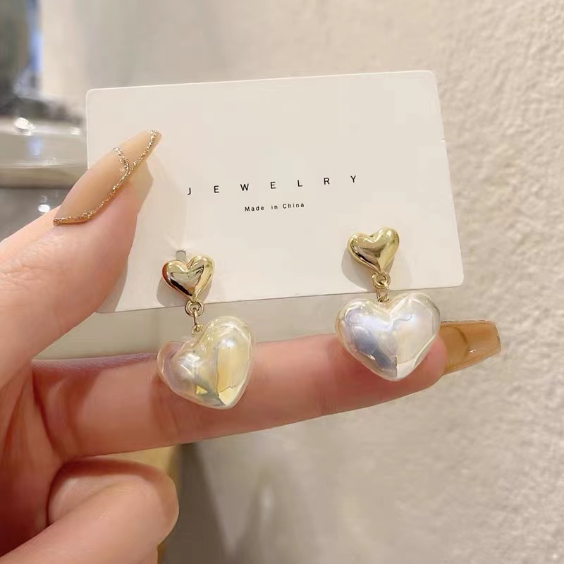 Anting Tusuk Gantung Bahan Sterling Silver 925 Gaya Retro / Korea / Trendy Untuk Wanita