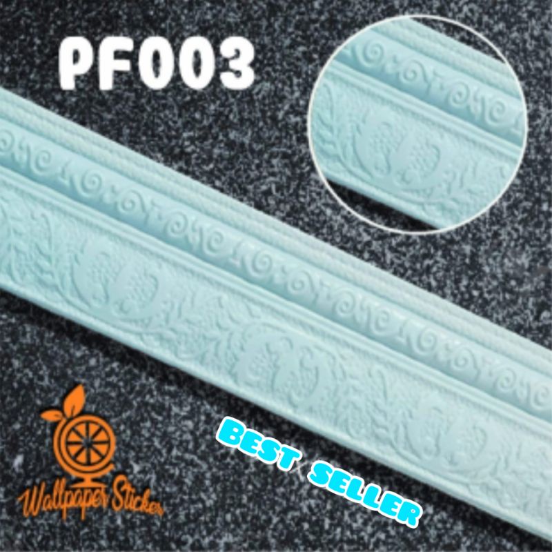 BEST SELLER (COD) LIST BORDER FOAM /WALLFOAM  LIST BORDER  BATIK BIRU LAUT