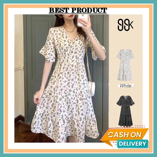 Baju Dres Ayamia Batik Kampus Motif Modern Terbaru 2022 Dress Kondangan Tenun Songket Drees Pesta Na