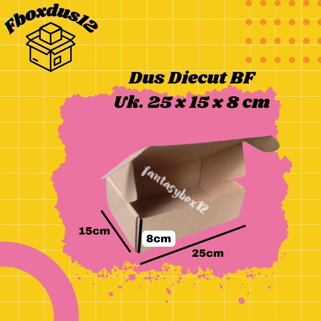 

DUS PIZZA/KARDUS/BOX DIECUT KUNCIAN KIRI KANAN B FLUTE UK 25x15x8cm ( MINIMAL PEMBELIAN 10 PCS )