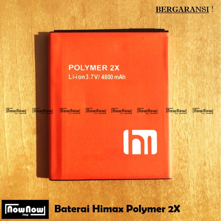Baterai Himax Polymer 2X Original Double Power Batre Battery Batere Batrai HP