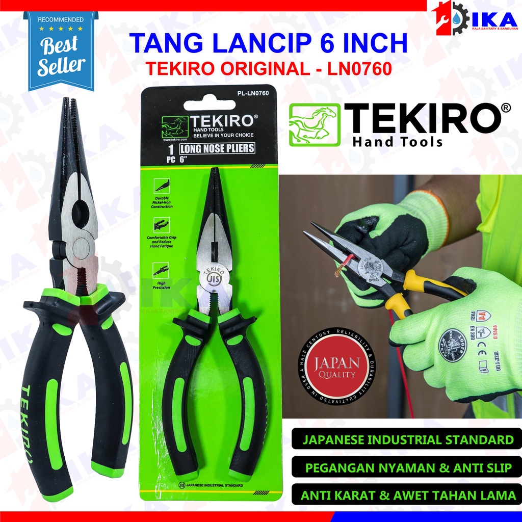 Jual Tekiro Tang Lancip Cucut Inch Long Noise Pliers Inch Termurah Berkualitas Long Nose