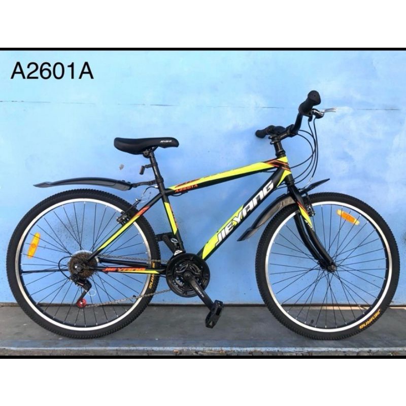 Sepeda MTB Ukuran 26 Jieyang 2601 A Kabel Dalam ada Slebor / Sepeda Gunung Ukuran 26 Jieyang 2601 A